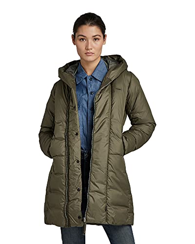 G-STAR RAW Damen G - Whistler Padded Parka, Grün (combat D20120-B958-723), XS von G-STAR RAW