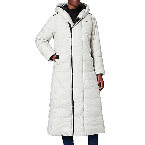 G-STAR RAW Damen G - Whistler Padded Extra Long Parka, Blau (oyster blue D20215-B958-C628), XS von G-STAR