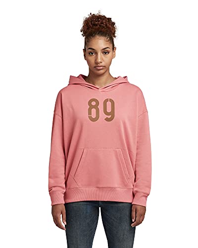 G-STAR RAW Damen Graphic Back Snaps Hoodie, Rosa (dusty rose D20429-A613-3479), M von G-STAR RAW