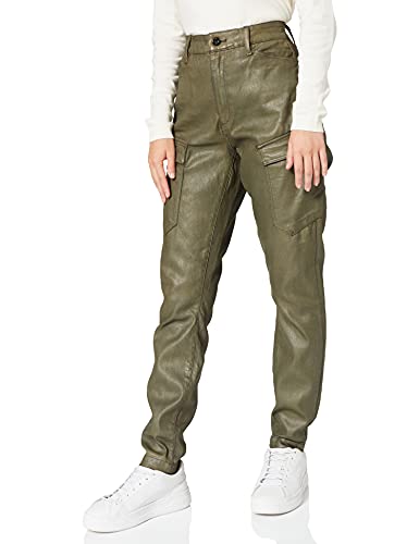 G-STAR RAW Damen High G-Shape Cargo Skinny Hose, Grün (combat glint cobler D19011-5245-C246), 28W / 32L von G-STAR RAW