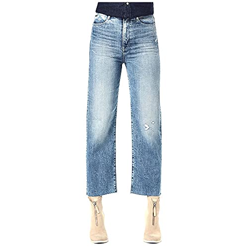 G-STAR RAW Damen Tedie Ultra High Straight Ripped Edge Ankle Jeans von G-STAR RAW