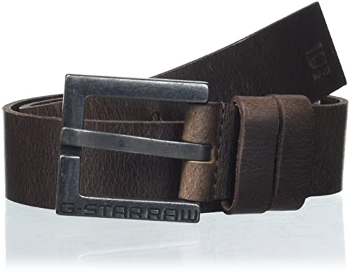 G-Star Herren Duko Belt, Braun (dk brown/black metal D04164-3127-8127), 90 von G-STAR RAW