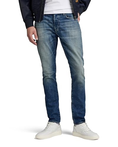 G-STAR RAW Herren 3301 Slim Jeans, Blau (worn in erosion 51001-D498-G562), 31W / 32L von G-STAR RAW