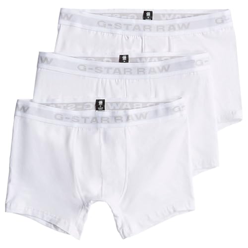 G-Star Herren Boxer-Shorts 3 Pack, Weiß (White/White/White D23771-D516-6008), XXL von G-STAR