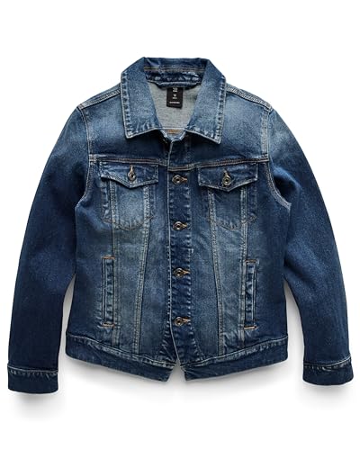 G-STAR RAW Mädchen SS40507 3301 denim jacket Jacket, Blau (beach faded indigo D20311-01-C650), 10 Jahre von G-STAR RAW