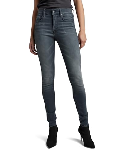 G-STAR Damen Lhana Skinny Jeans, Blau (Antic Chert Grey D19079-9882-B145), 29W / 34L von G-STAR