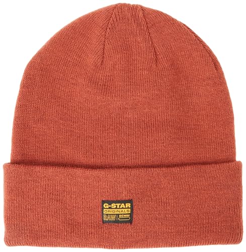 G-Star RAW Men's Effo Long Beanie Hat, Rot (Auburn D16624-C754-1199), Einheitsgröße von G-STAR RAW