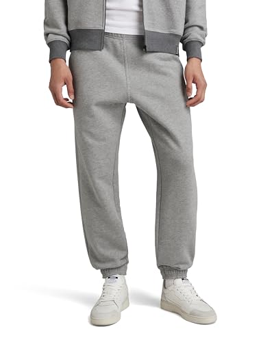 G-STAR RAW Herren Unisex Essential Loose Tapered Jogginghose, Mehrfarben (medium grey htr D24768-D395-8073), L von G-STAR RAW