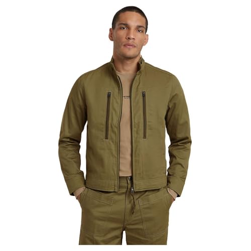 G-STAR RAW Men's Jackets Lt wt deck jkt, Grün (smoke olive D24288-C962-B212), XL von G-STAR