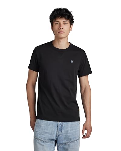 G-STAR RAW Herren Nifous T-Shirt, Schwarz (dk black D24449-336-6484), S von G-STAR RAW