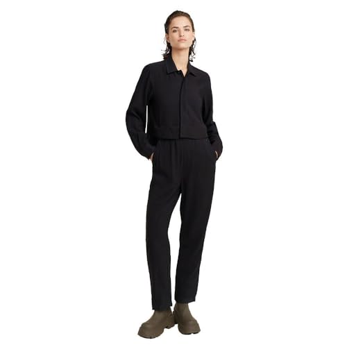 G-STAR RAW Damen Modular Army Jumpsuit, Schwarz (dk black D24265-D522-6484), M von G-STAR