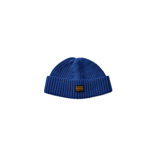 G-STAR RAW Herren Originals Fisherman Beanie, Blau (radar blue D24321-B146-1474), PC von G-STAR RAW