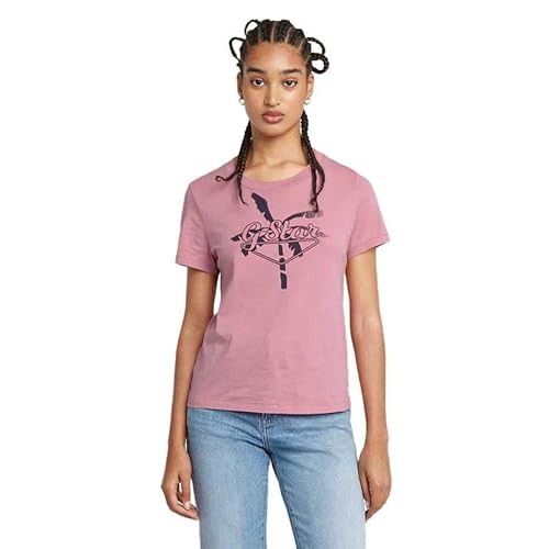 G-Star RAW Women's Tops Summer gr r t wmn, Rosa (deep Ginger D24595-4107-9824), M von G-Star RAW