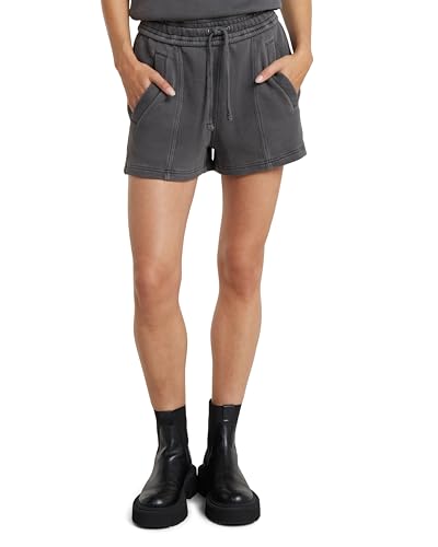 G-Star RAW Women's Shorts Overdyed raw Edge sw Shorts wmn, Schwarz (dk Black gd D24571-D575-B564), XL von G-Star RAW