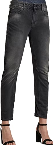 G-Star Raw - Damen Arc 3D Boyfriend Jeans, Faded Charcoal, 25W / 30L von G-STAR RAW