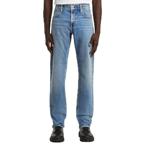 G-STAR Herren Mosa Straight Jeans Jeans, Blau (Faded Sea Point Blue D23692-d930-h078), 30W / 32L von G-Star Raw
