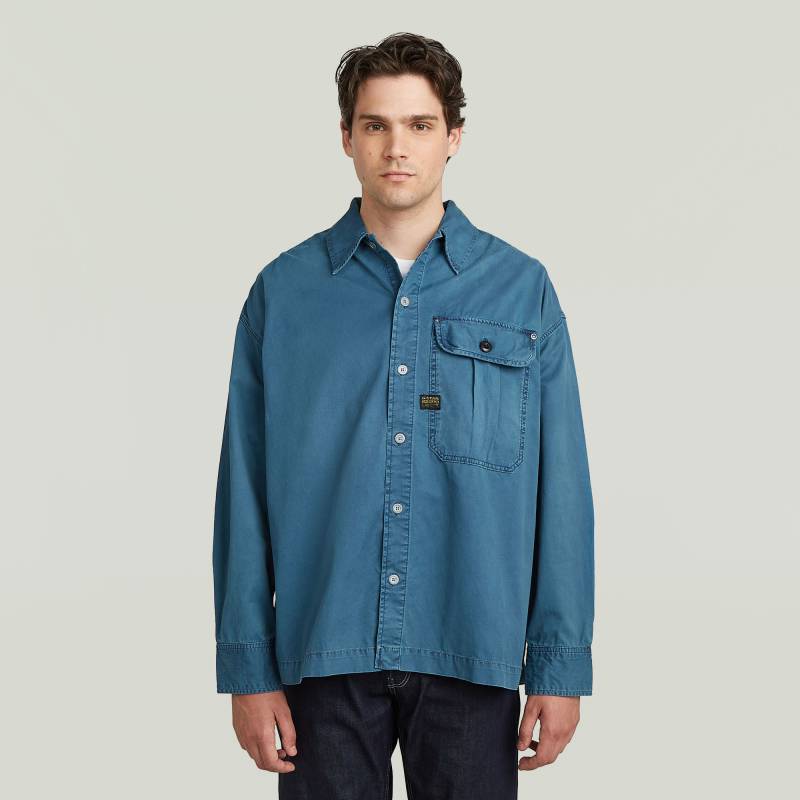 1 Pocket Pleated Boxy Hemd von G-STAR