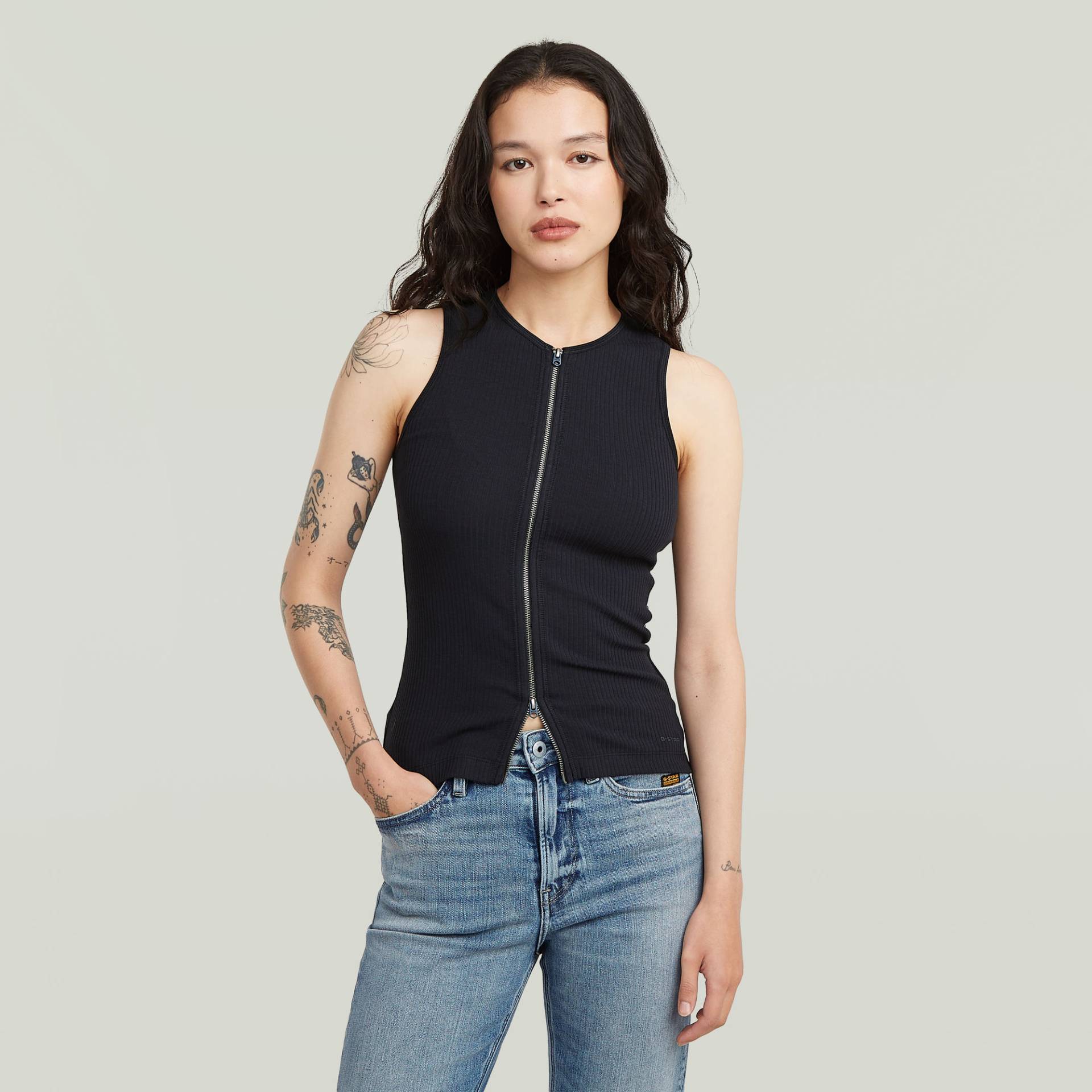2 Way Slim Rib Tank von G-STAR