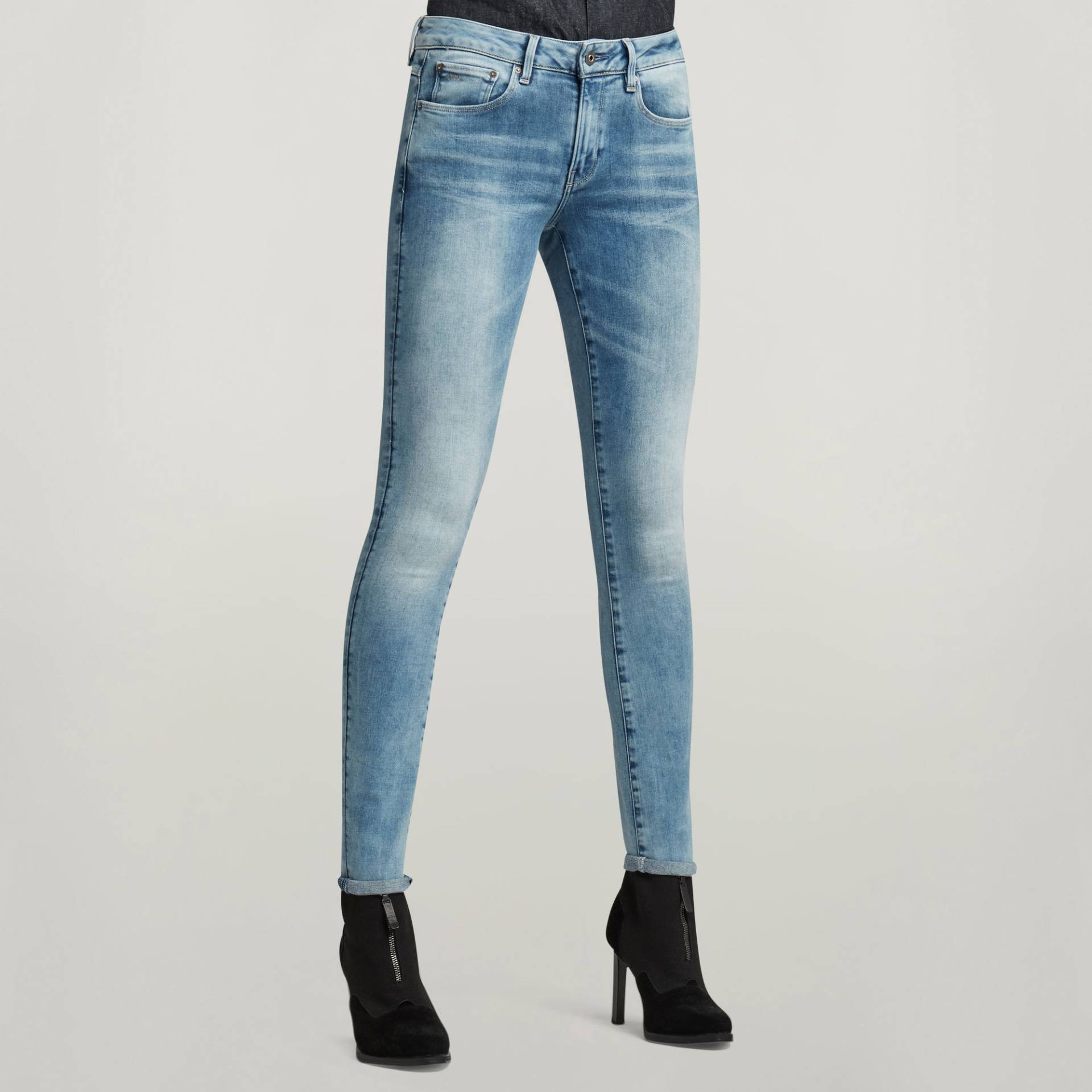 3301 Mid Skinny Jeans von G-STAR