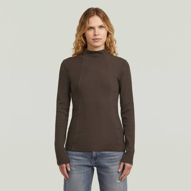 A Line Slim Rib Mock T-Shirt A Line Slim Rib Mock T-Shirt von G-STAR