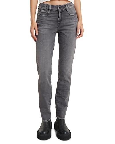 G-Star Damen Ace 2.0 Slim Straight Jeans Jeans, Grau (Sun Faded Plata Grey D23638-d554-g351), 27W / 28L von G-STAR