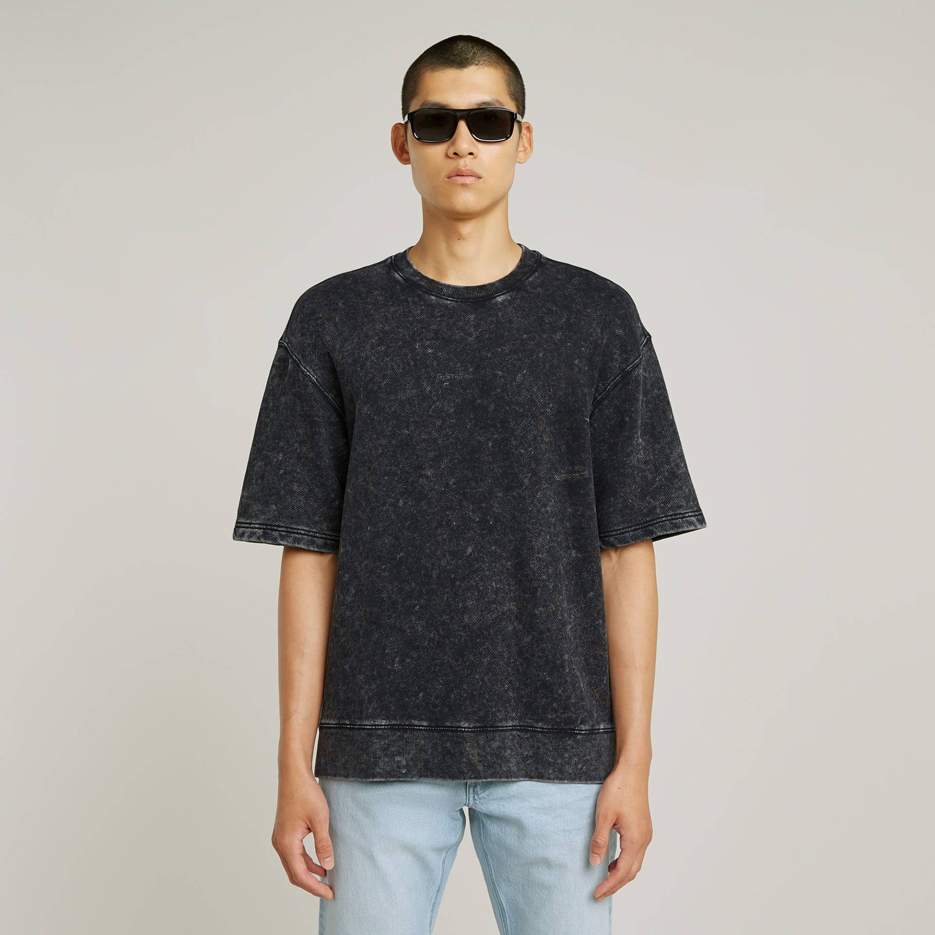 Acid Wash Loose Sweater von G-STAR