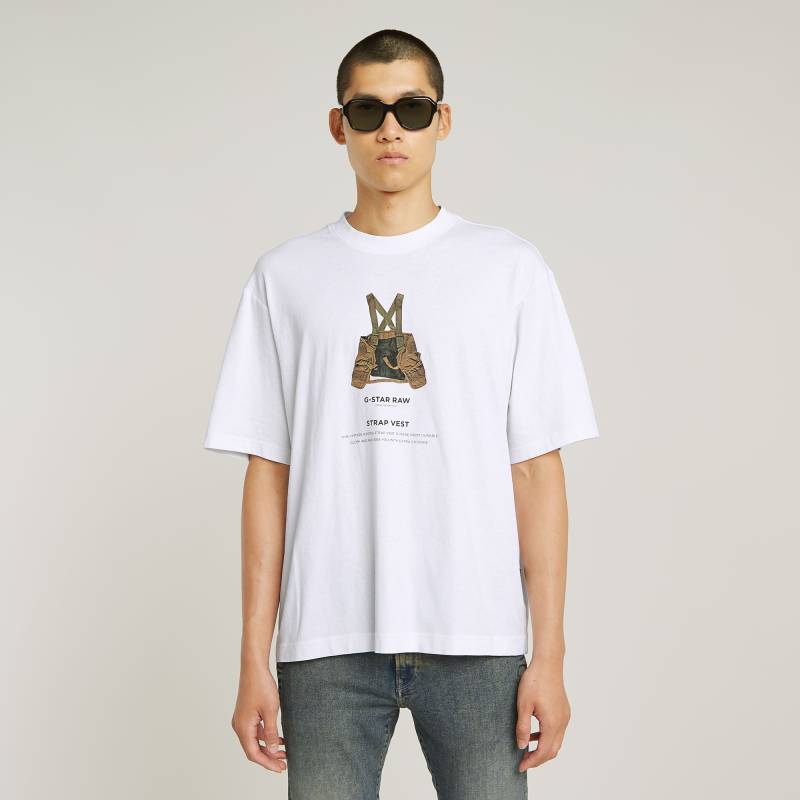 Archive Print Boxy T-Shirt von G-STAR