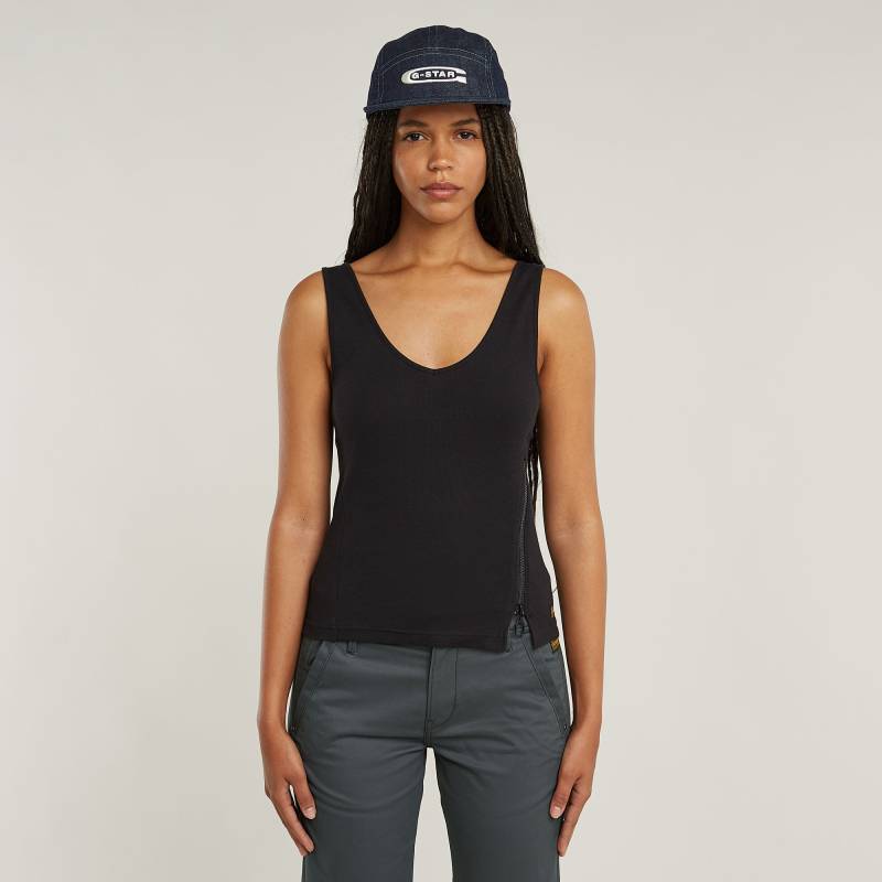 Asymmetrical Zip Slim Tanktop von G-STAR