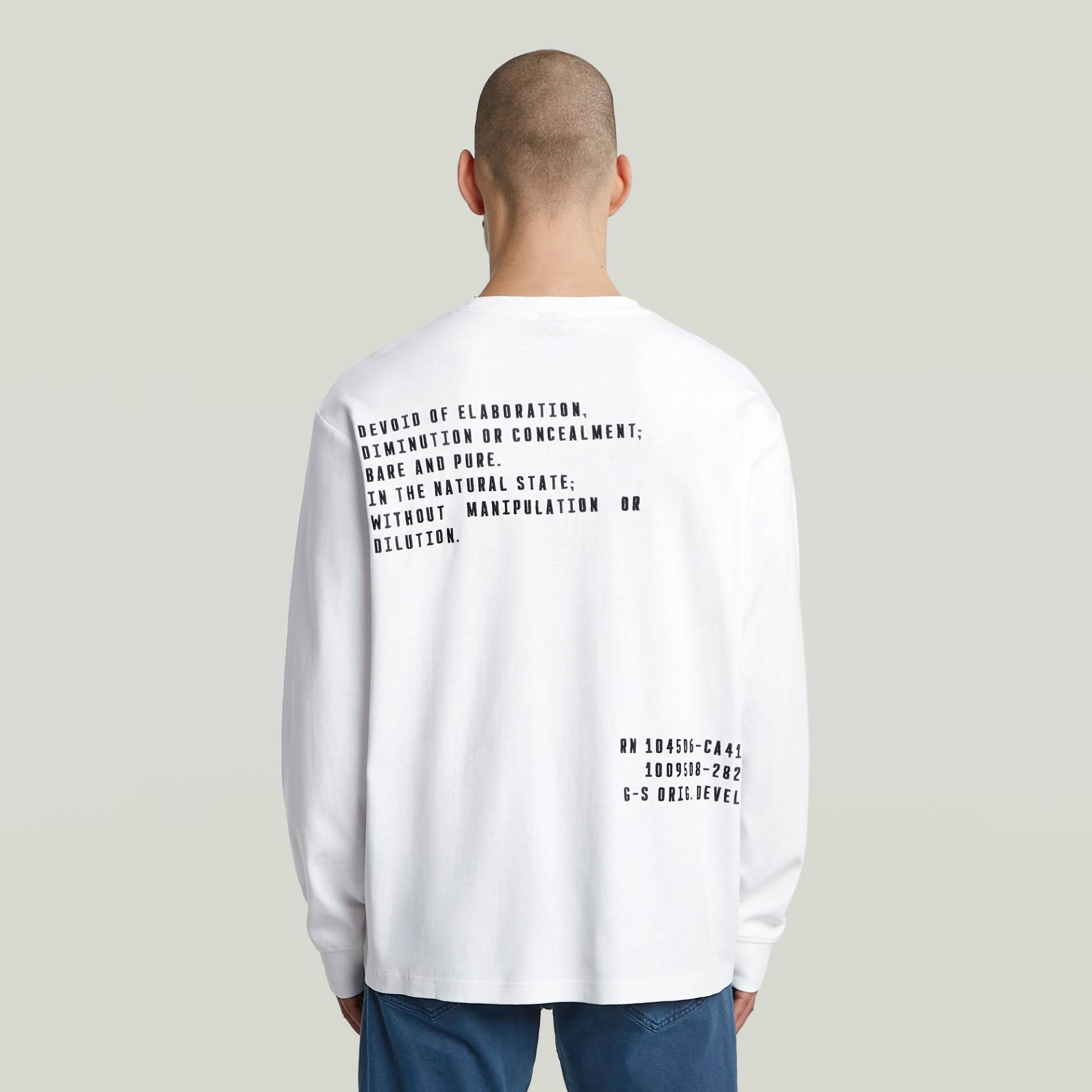 Back Embro Text Loose T-Shirt Back Embro Text Loose T-Shirt von G-STAR