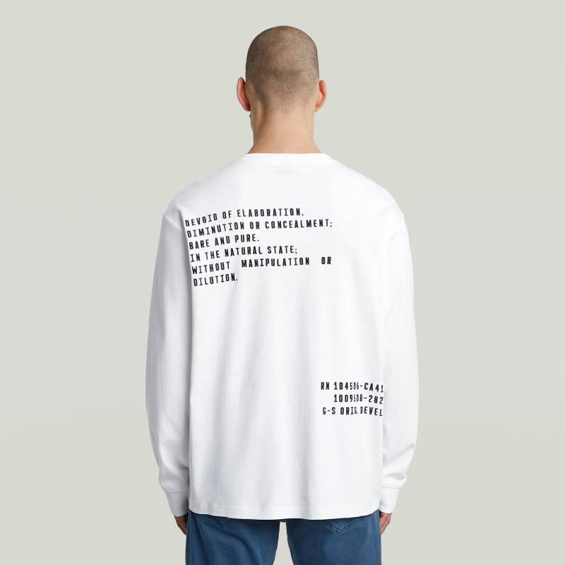 Back Embro Text Loose T-Shirt von G-STAR