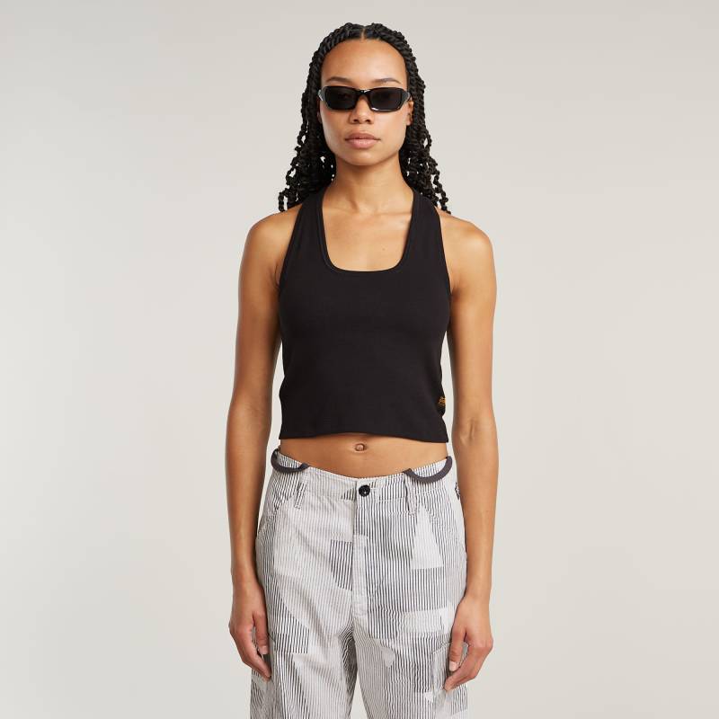 Back Snap Slim Cropped T-Shirt von G-STAR
