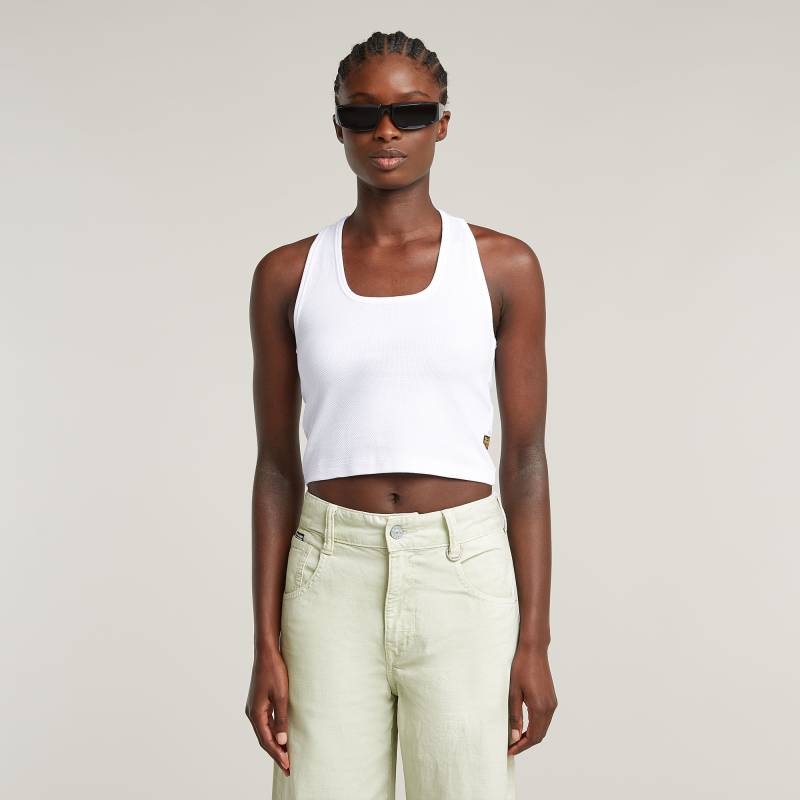 Back Snap Slim Cropped Top von G-STAR