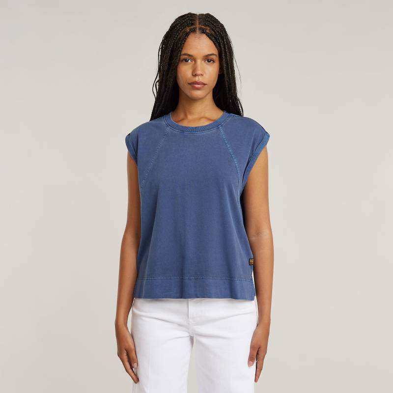 Back Zip Overdyed Top von G-STAR