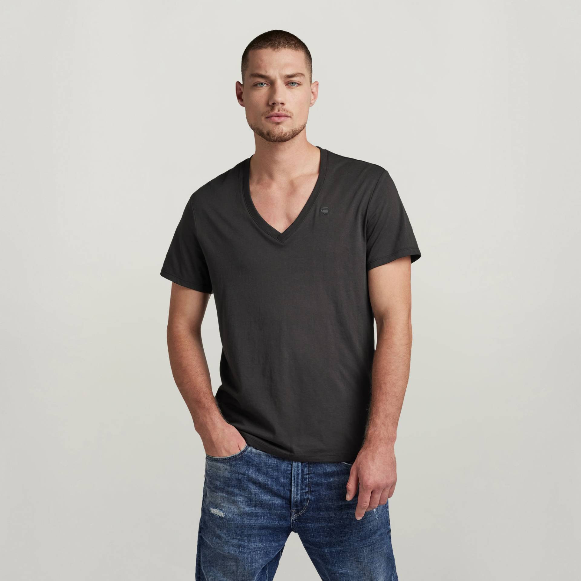 Base Heather V-Neck T-Shirt 2-Pack von G-STAR