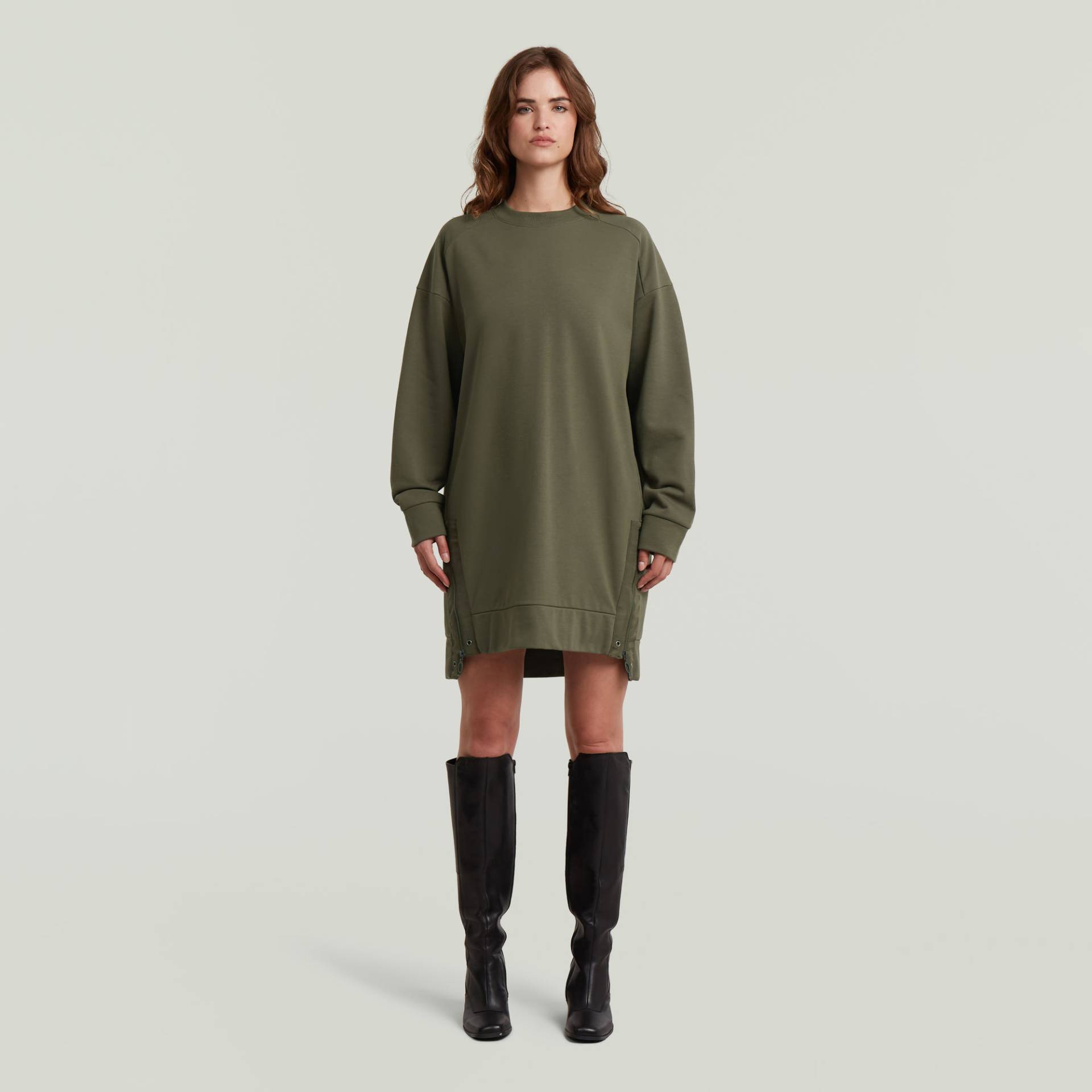 Biker Zip Sweater-Kleid von G-STAR