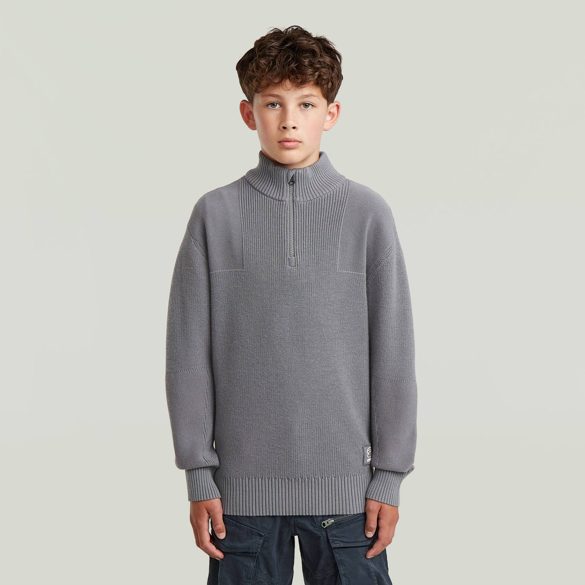Boys Army Half Zip Knit von G-STAR