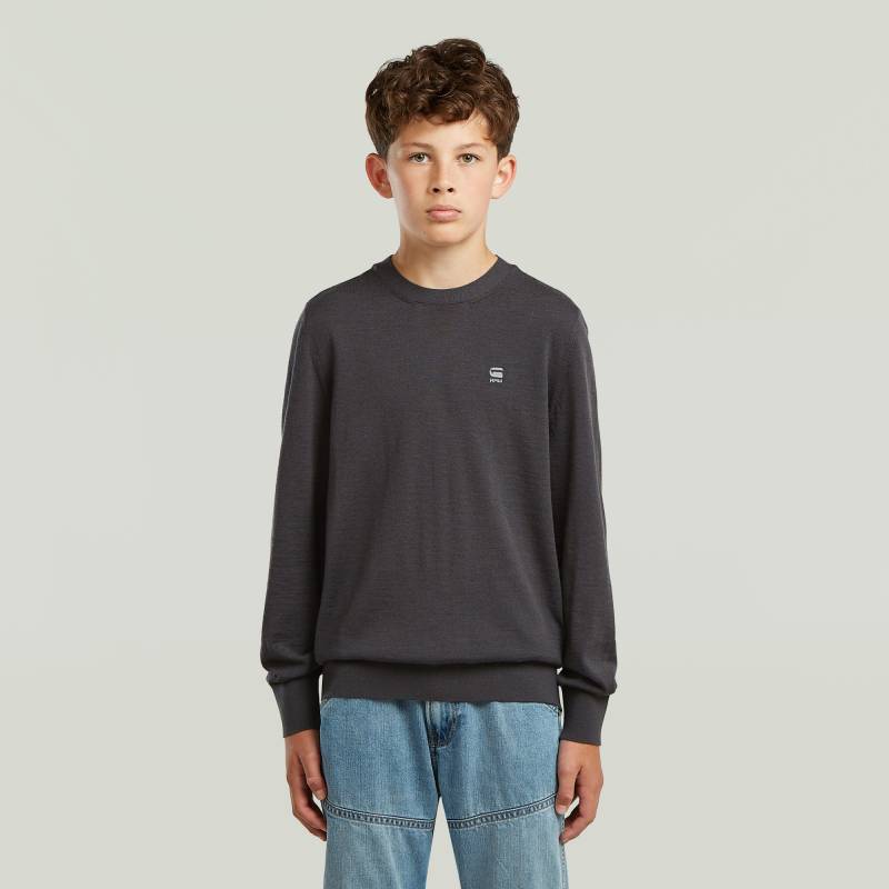 Boys Basic Crewknit Sweatshirt von G-STAR