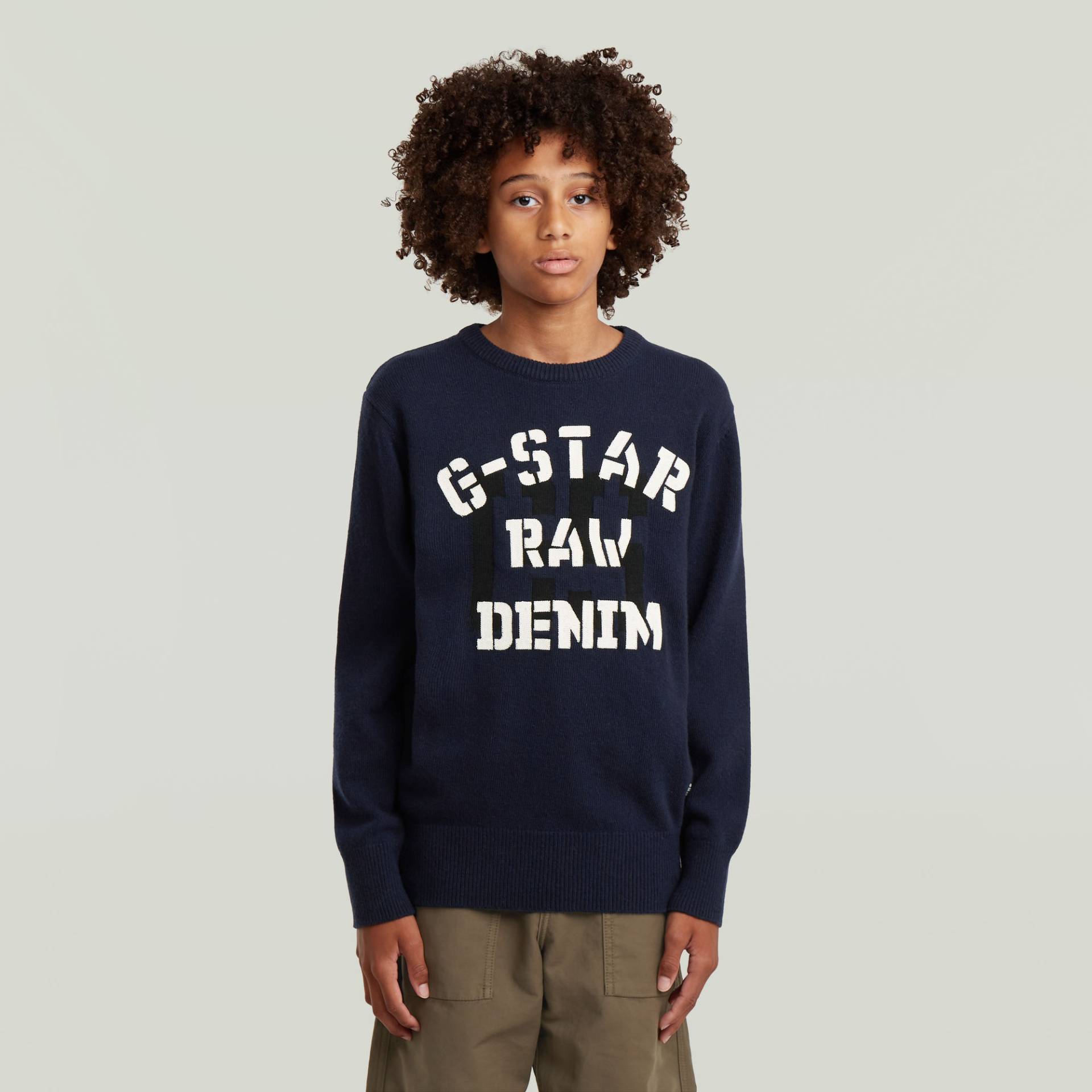 Boys Hockney Crewknit von G-STAR