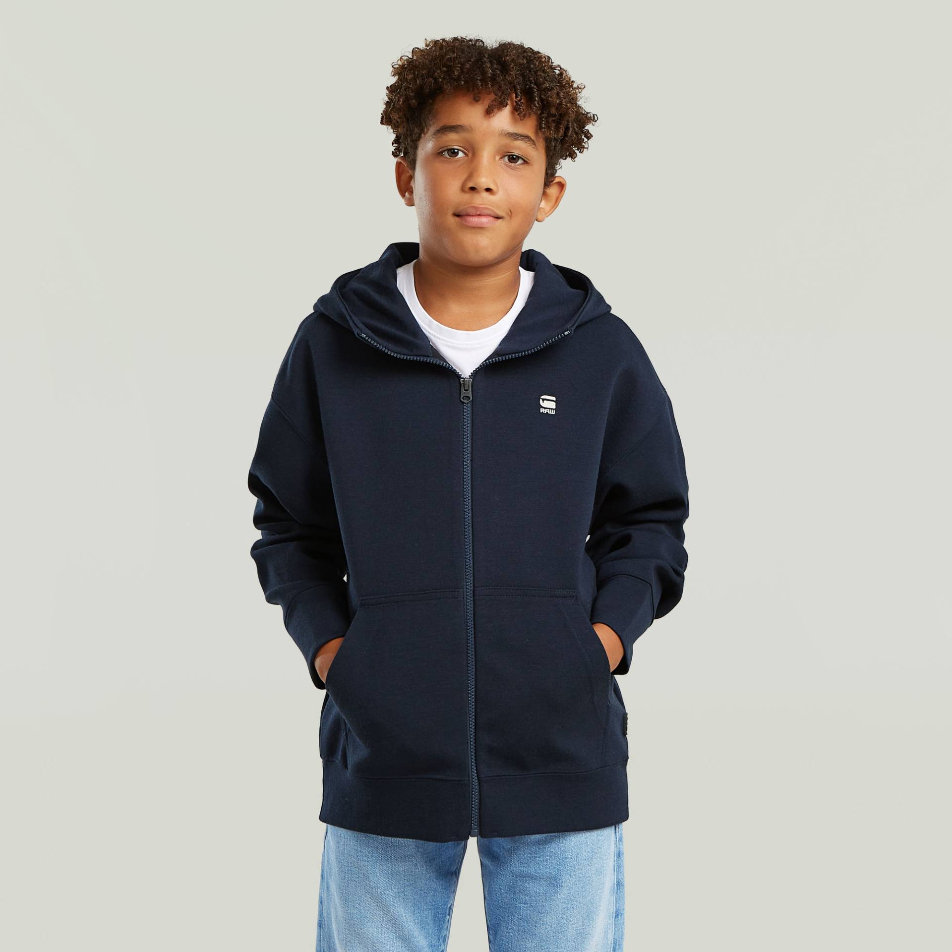 Boys Wool Hooded Knit Sweatshirt von G-STAR