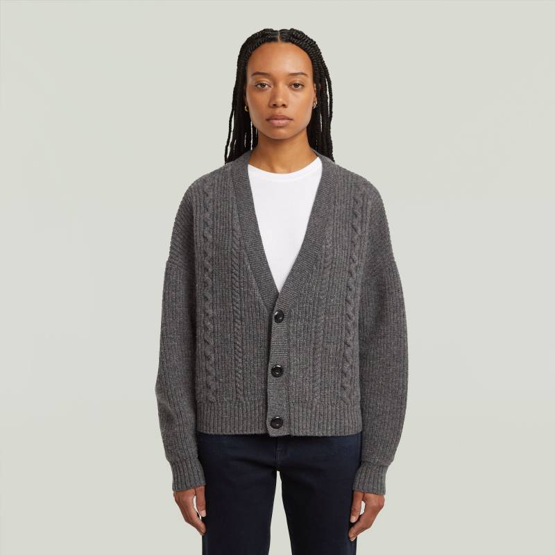 Cable Cropped Cardi Knit von G-STAR