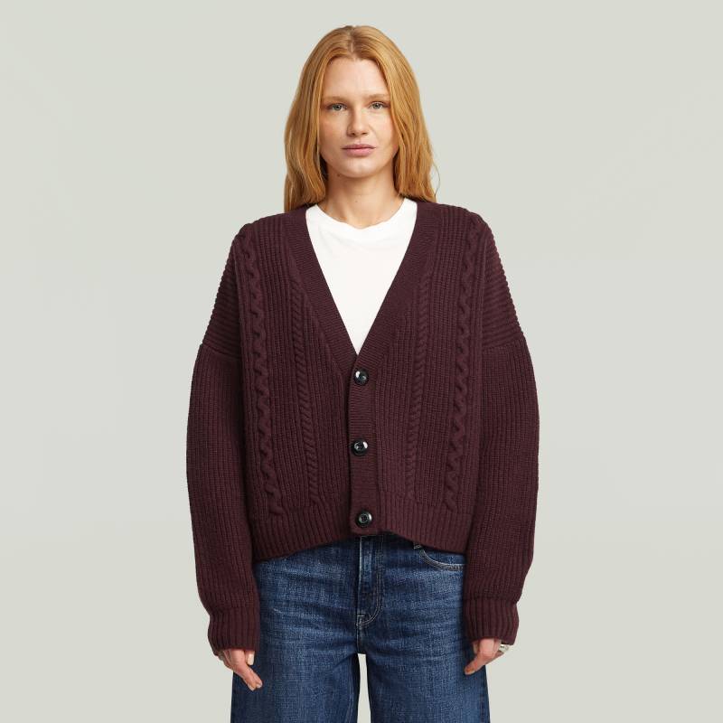 Cable Cropped Cardi Knit von G-STAR
