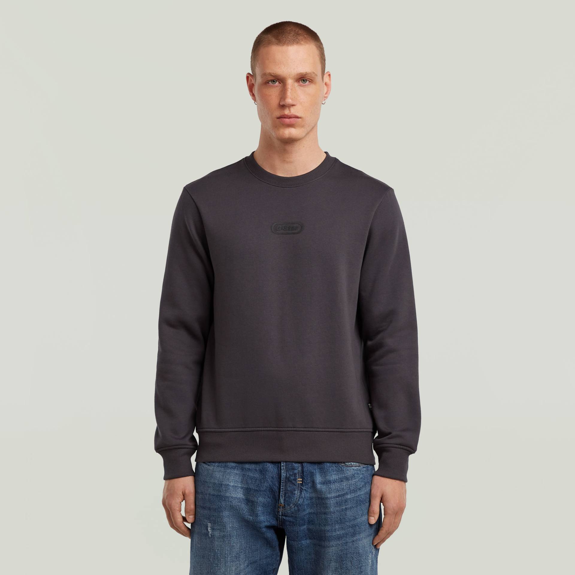 Center Chest Logo Sweatshirt von G-STAR