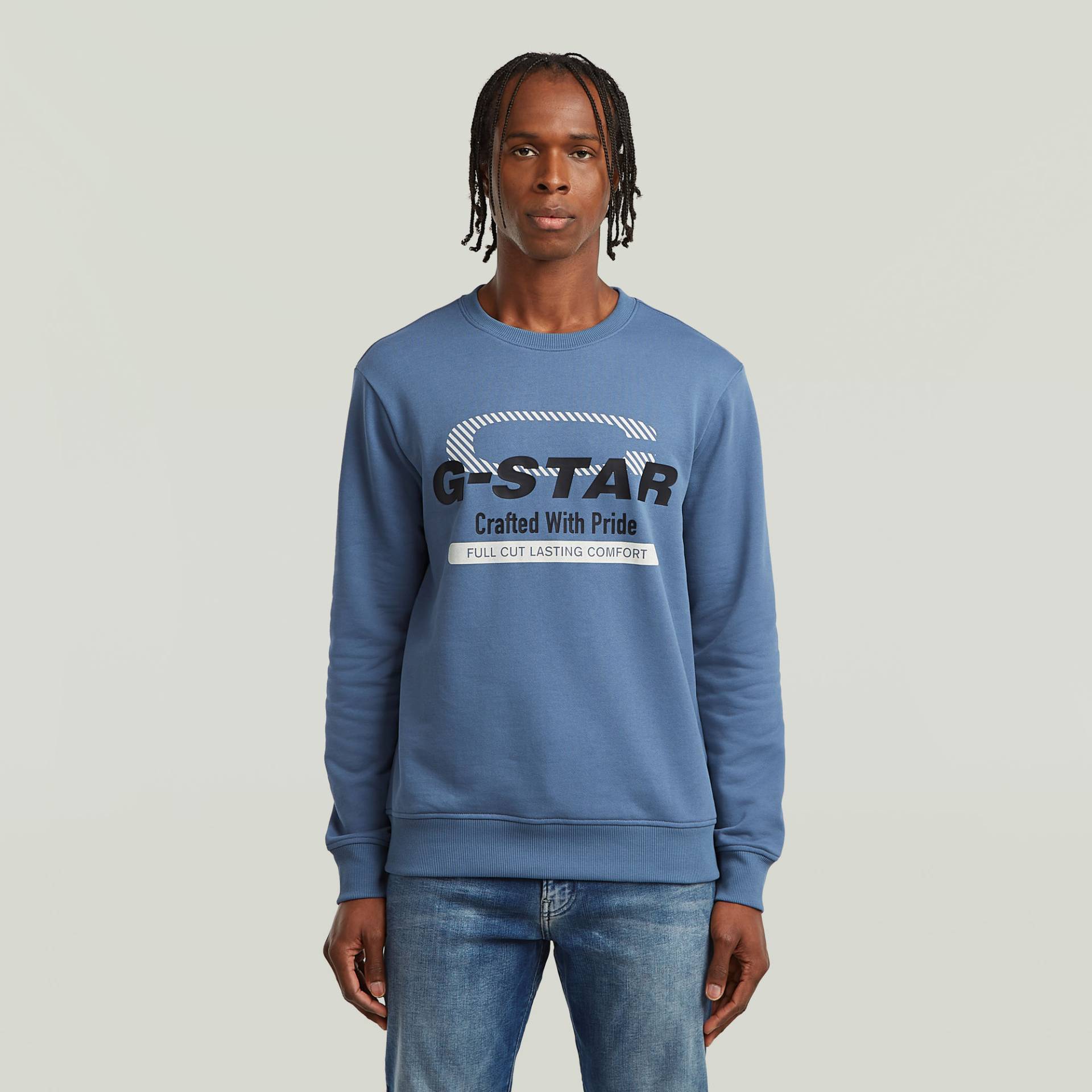 Center Chest Logo Sweatshirt von G-STAR
