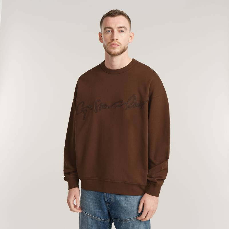 Chenille G-Script Loose Sweatshirt von G-STAR