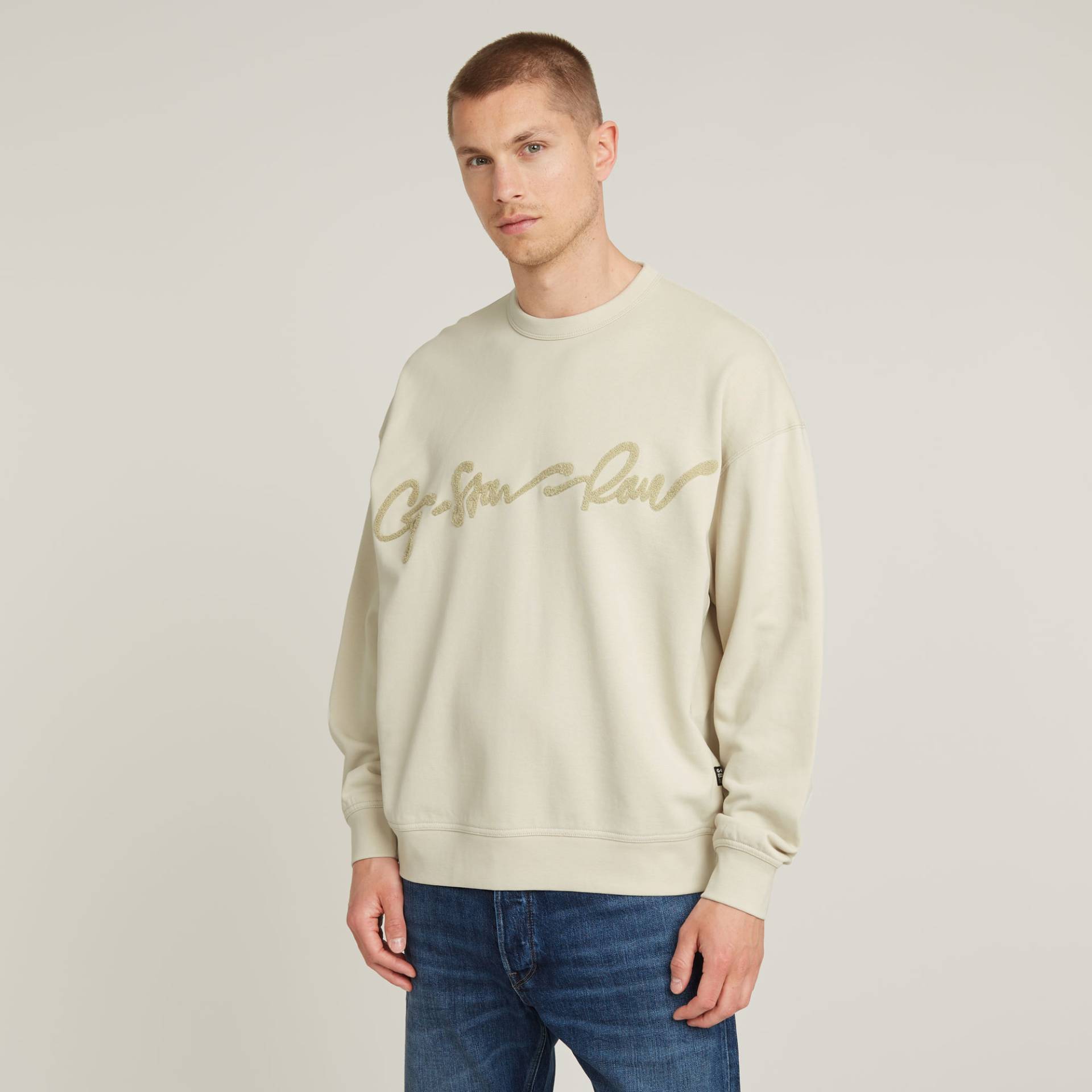 Chenille G-Script Loose Sweatshirt von G-STAR