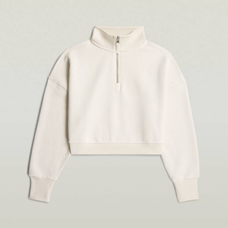 Cropped Half Zip Loose Sweatshirt von G-STAR