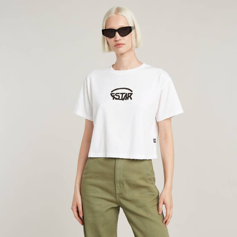 Cropped Logo Relaxed Top von G-STAR