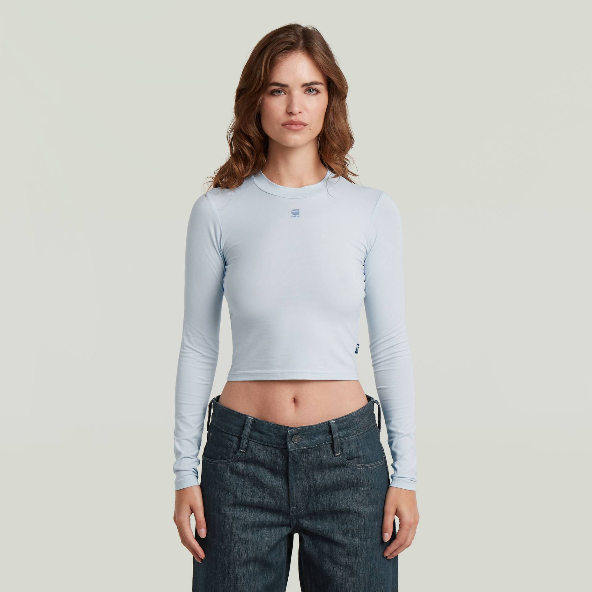 Cropped Mock Slim Top von G-STAR