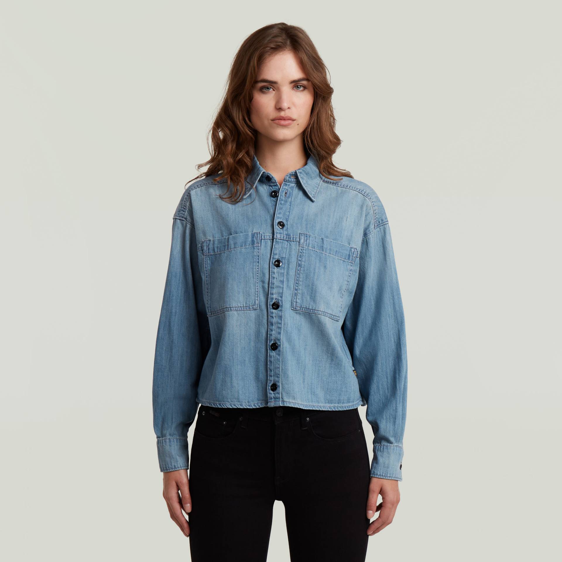 Cropped Relaxed Shirt von G-STAR