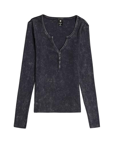 Deep V Henley Slim Top von G-STAR RAW